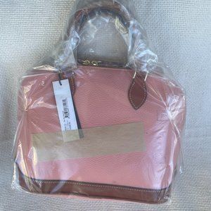 Dooney & Bourke Pebble Grain Zip Zip Satchel - Pale Pink